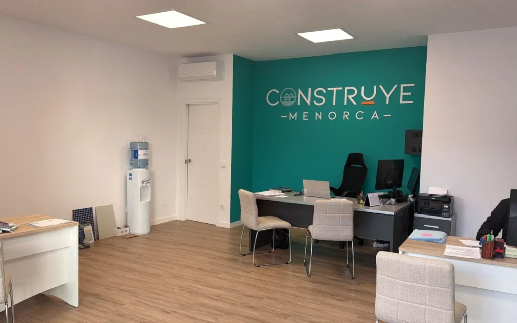nuevas oficinas de la empresa construye menorca